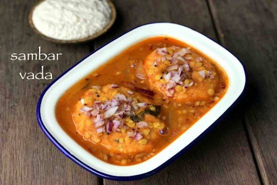 Sing Batata Vada Sambar